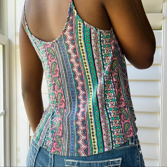 Soprano - Paisley Print Flowy Tank - Picture 2 of 4